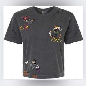 Fab 5 Disney Halloween embroidered boxy tee